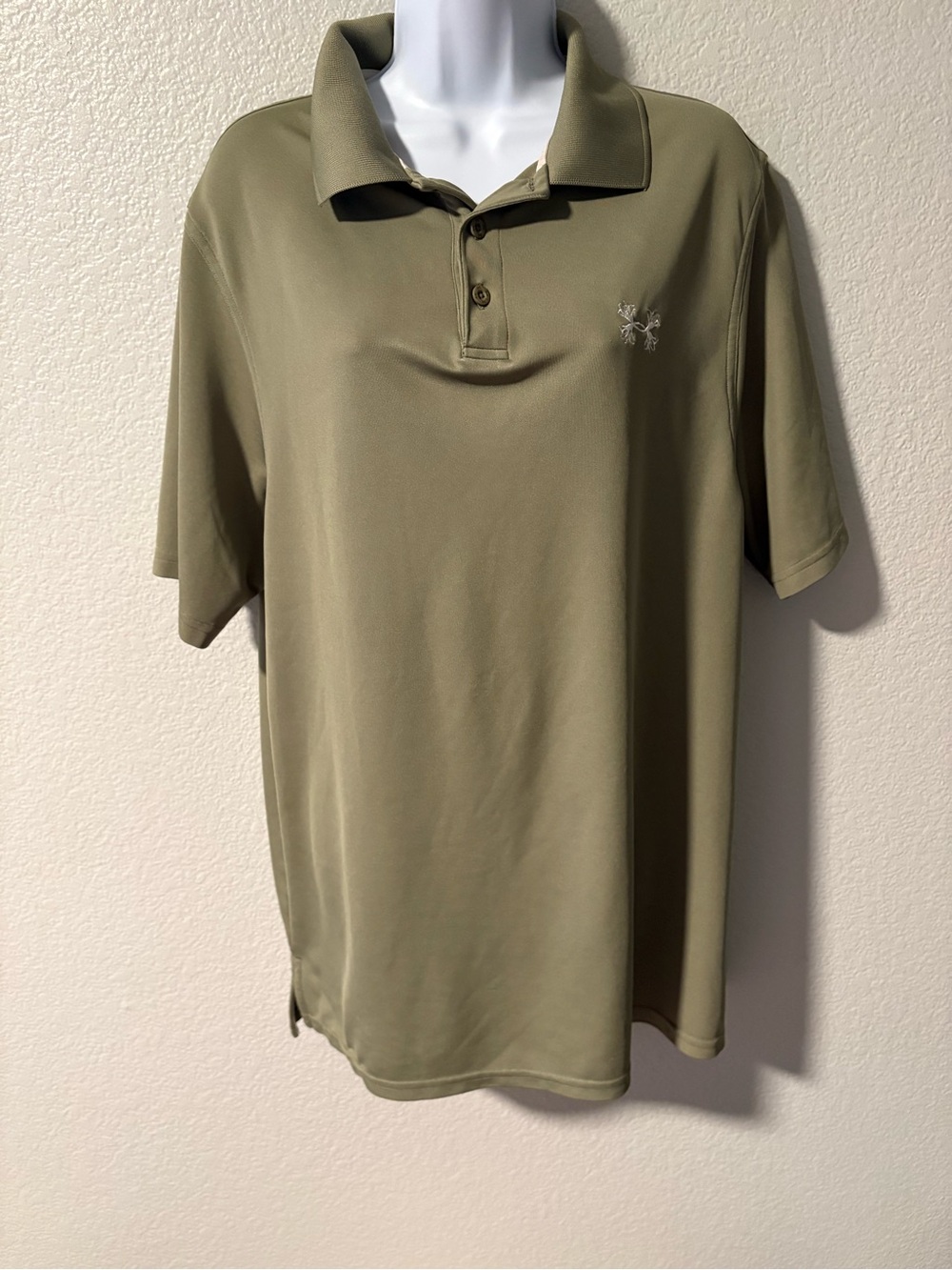 Under Armour Men's Olive Green Performance Polo